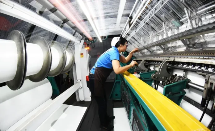 Beijing-Woman-Working-Industrial-Park-Production-Line-Xinhua