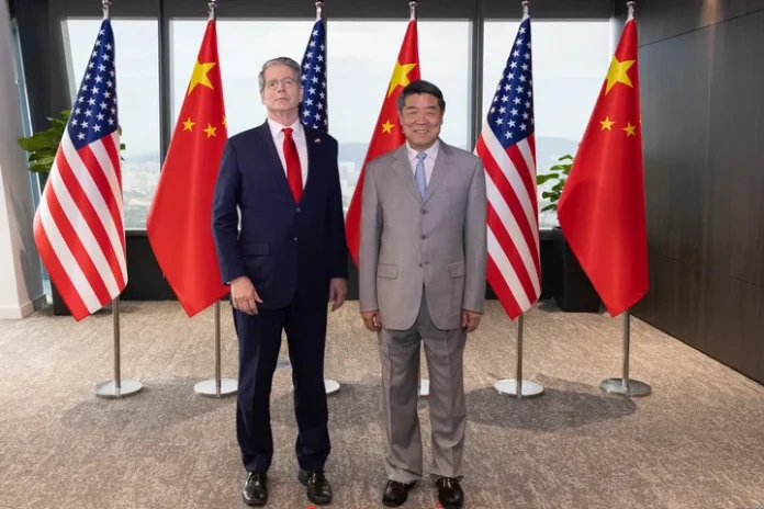 He Li feng-China-U.S.-Trade Talks-Xinhua
