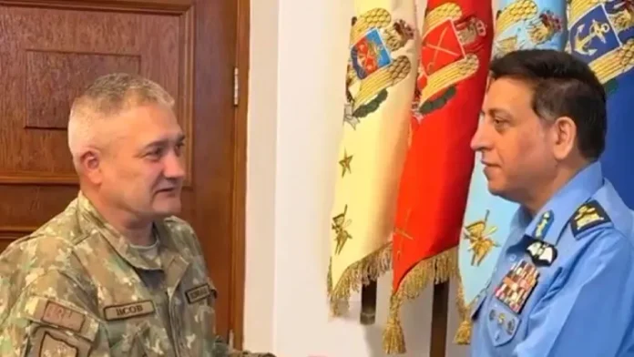 air chief martial zaheer ahmed babar meet with romania