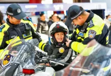 چین میں پولیس کے چھٹے سالانہ دن کا انعقاد